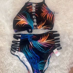 PINK VICTORIA SECRET TWO PIECE SWIMSUIT